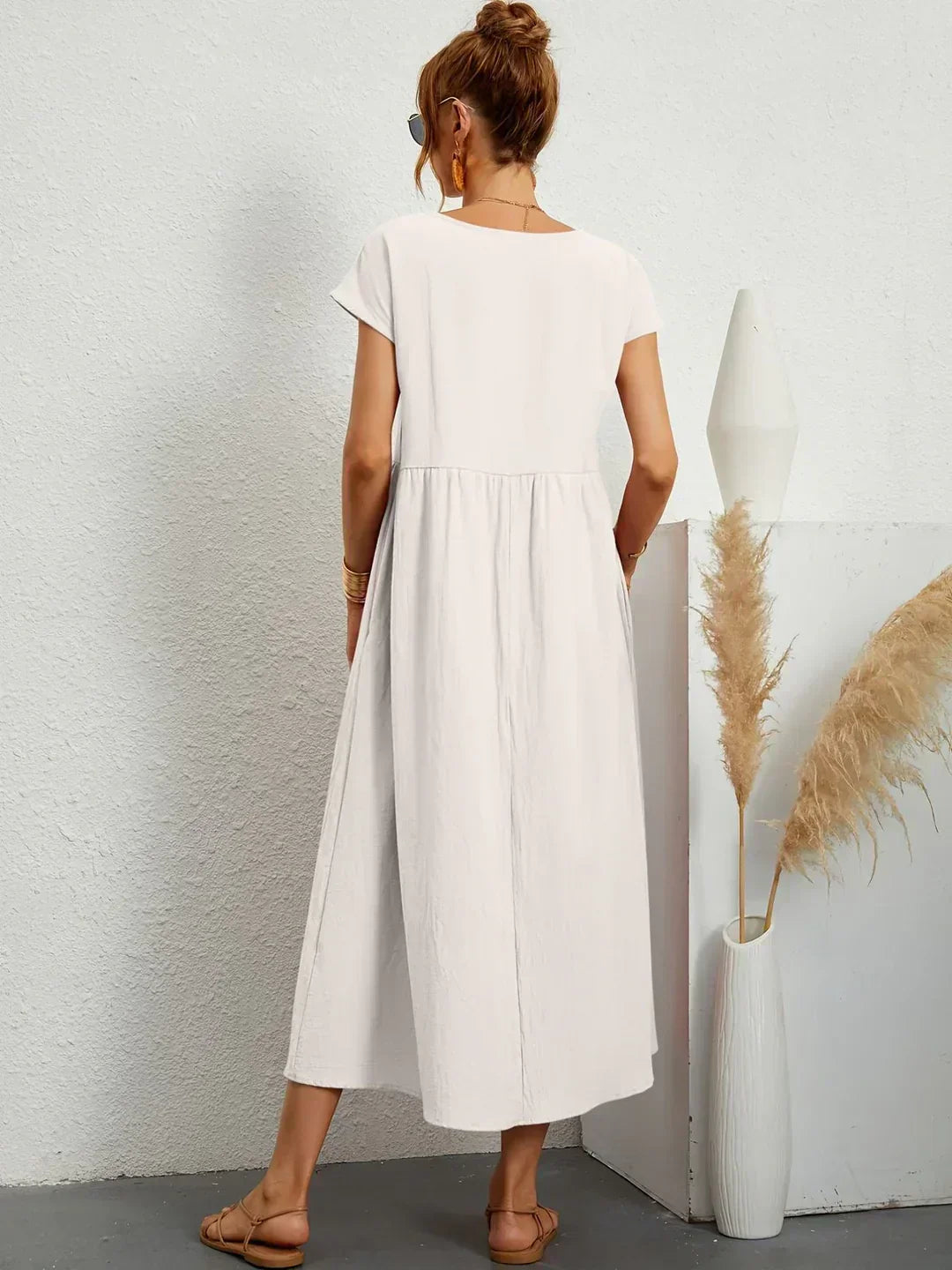 Gabrielle™ | Vestido Midi Fluido Elegante y Atemporal
