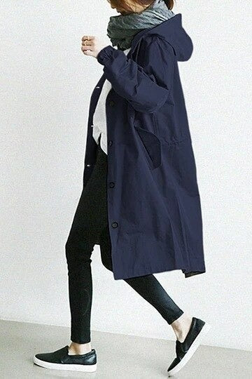 Mandy - Abrigo Trench Impermeable con Estilo