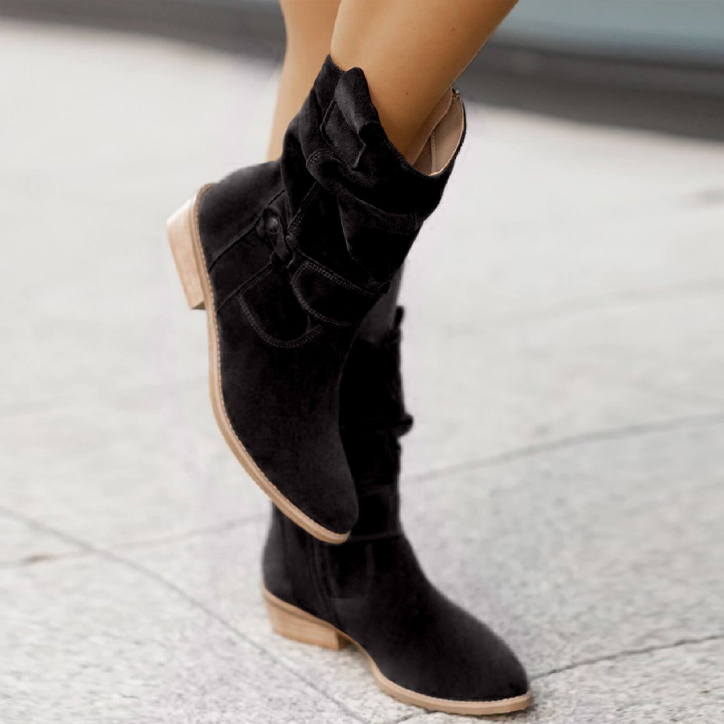 Botas de Ante Suave al Tacto