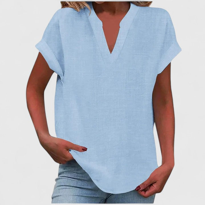 Xavinah | Blusa V-Cuello Cómoda