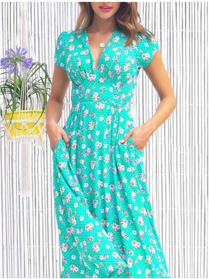 Fienna – Vestido Midi con Botones en el Frente