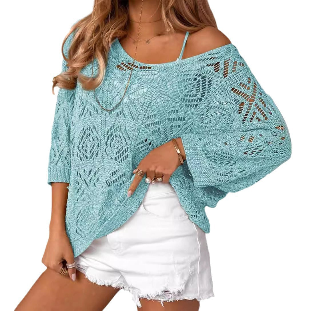 Gabrielle – Suéter de Crochet