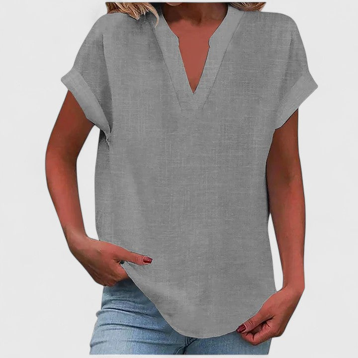 Xavinah | Blusa V-Cuello Cómoda