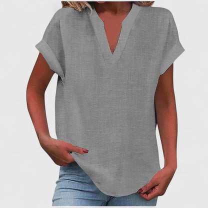 Xavinah | Blusa V-Cuello Cómoda