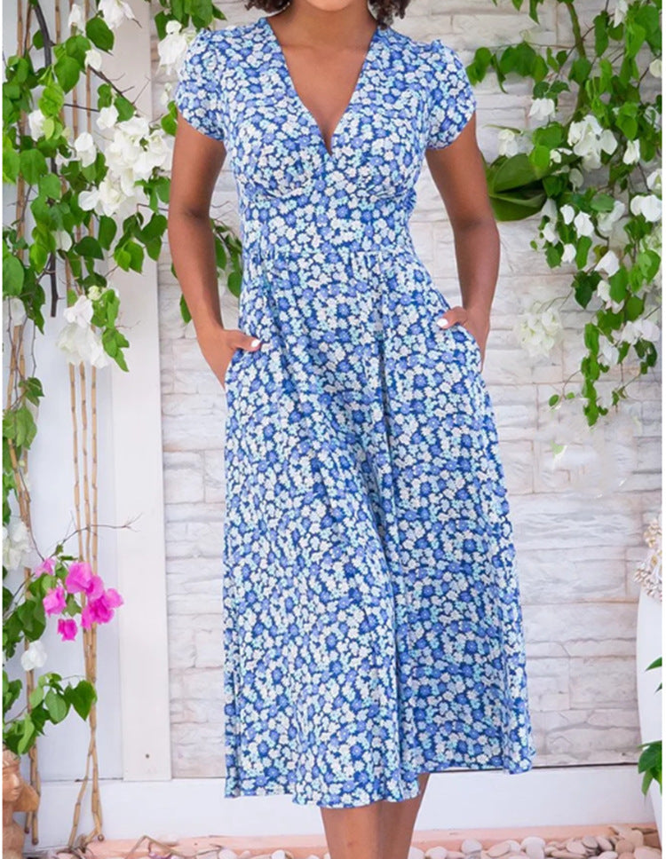 Fienna – Vestido Midi con Botones en el Frente