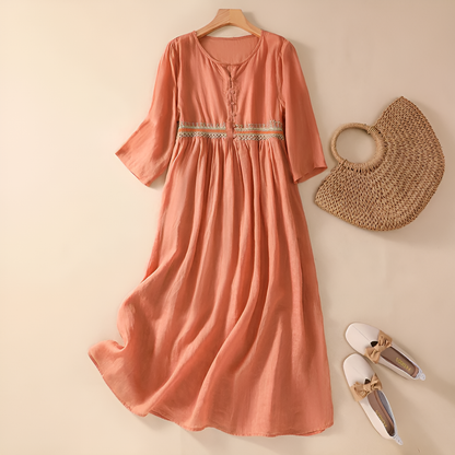 Lina™ - Vestido Bordado
