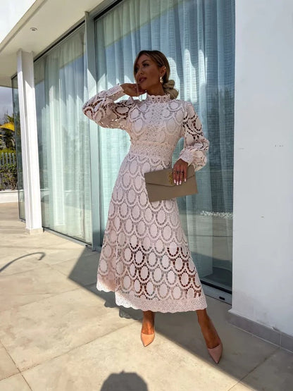 Charlize™ - Vestido de encaje romántico