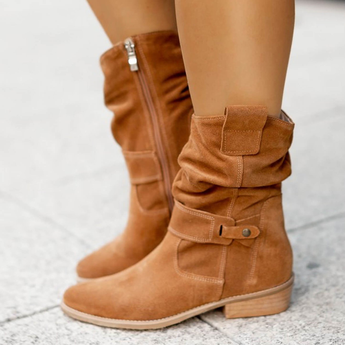 Botas de Ante Suave al Tacto