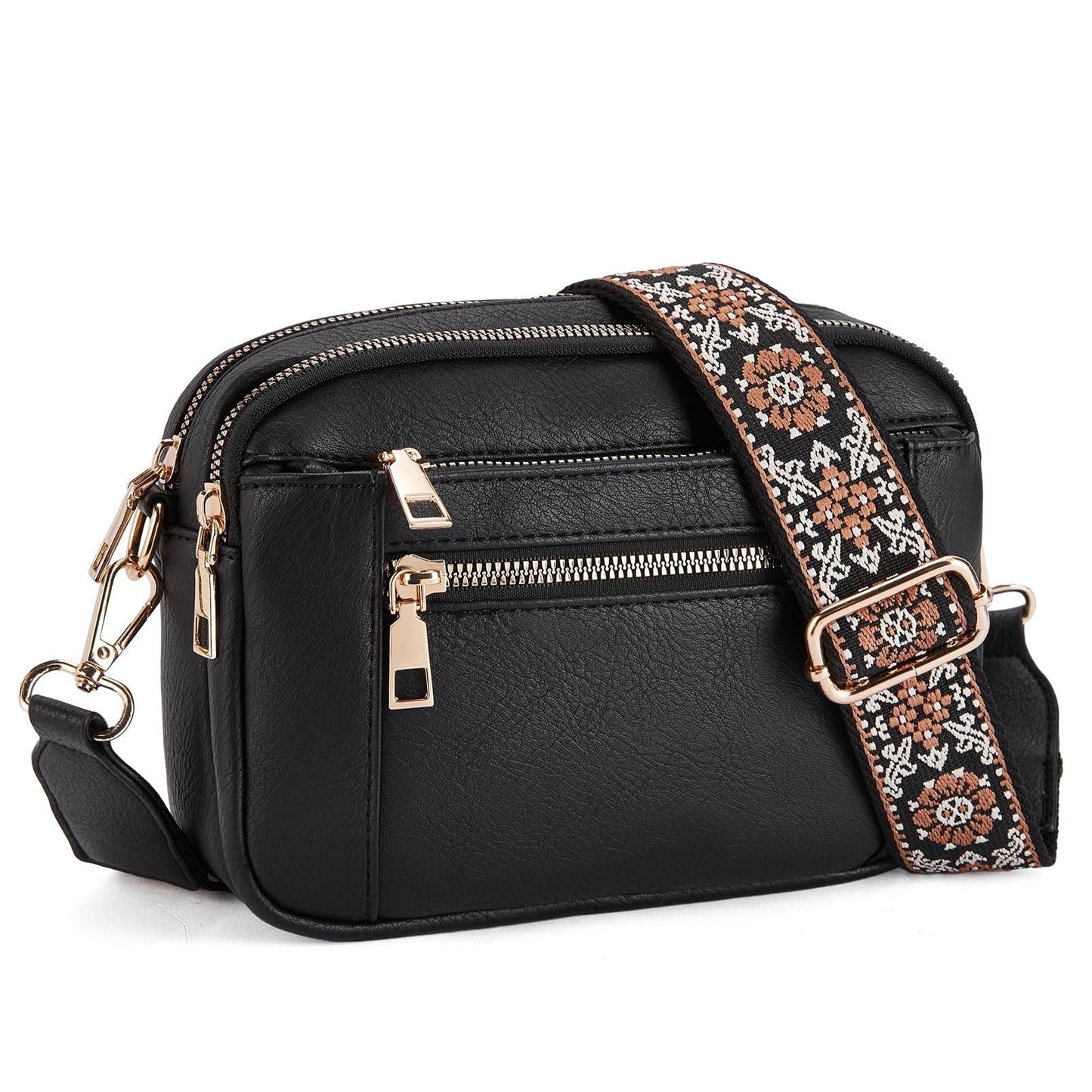 Erikka | Elegante bolso cruzado con correa ajustable con estampado