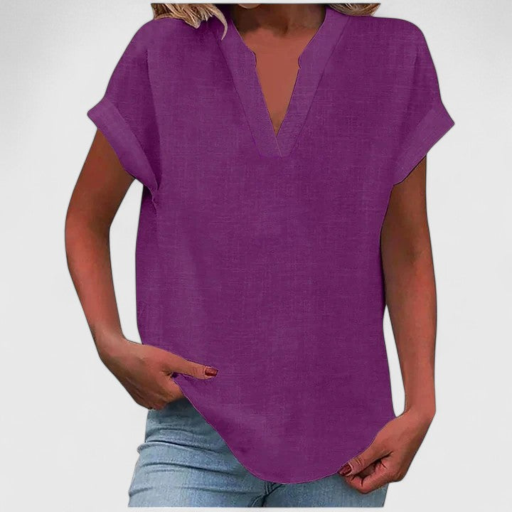 Xavinah | Blusa V-Cuello Cómoda