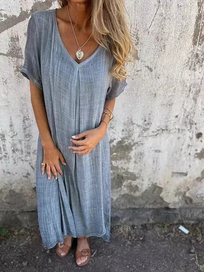 LILIA – VESTIDO MAXI CASUAL Y ELEGANTE DE PRIMAVERA