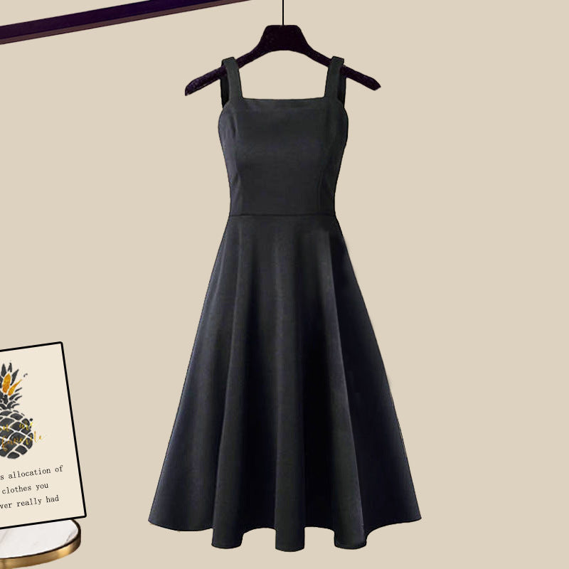 CAEVIRA – CONJUNTO DE VESTIDO DE PUNTO ELEGANTE
