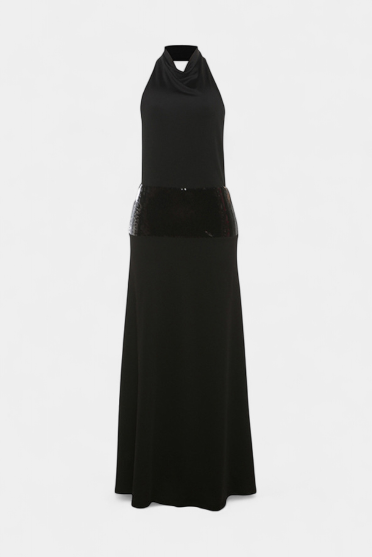Georgia Vestido Halter Elegancia Lujo