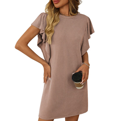 Ursula – Vestido de Corte con Mangas Volantes