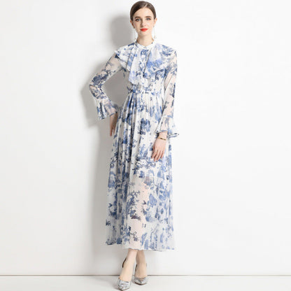 Gabby | Vestido Elegante con Estampado de Tinta