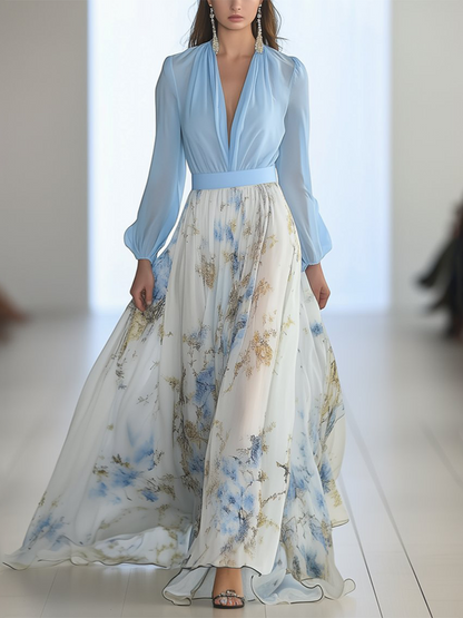 Harper™ | Vestido Maxi con Estampado Floral Deslumbrante