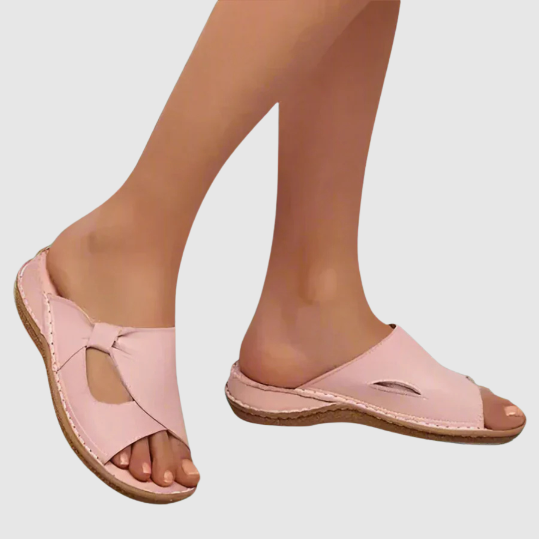 Gaelle - Sandalias de piel cómodas