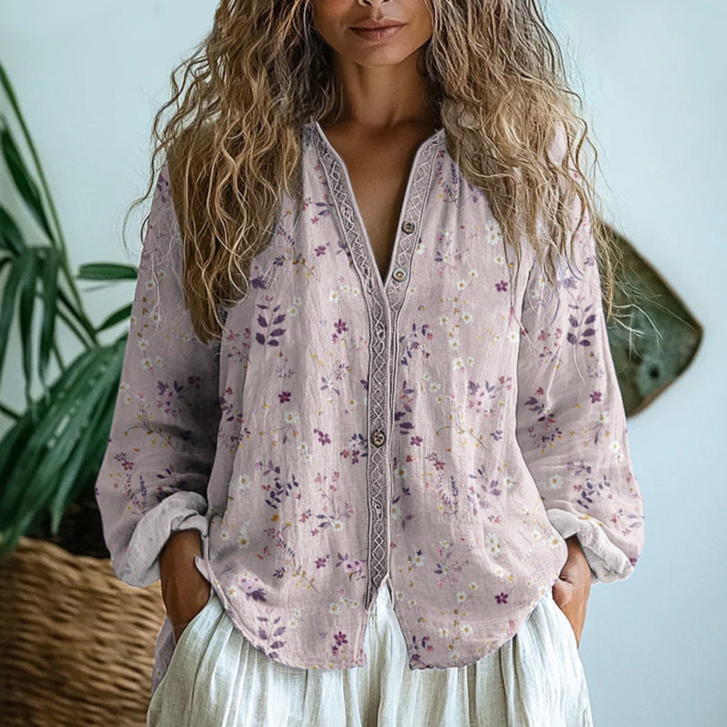 Ambre | Blusa de Hoja Vintage