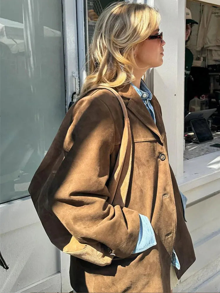 EMMA | Chaqueta de bolsillo con solapa de moda