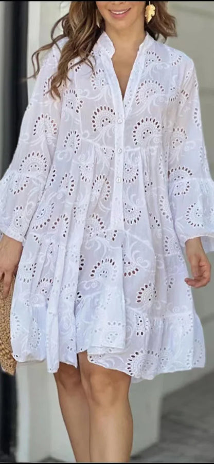 Robe Midi de Encaje Rosa - Elegancia Atemporal