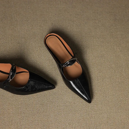 Clara – Mules de Piel Natural