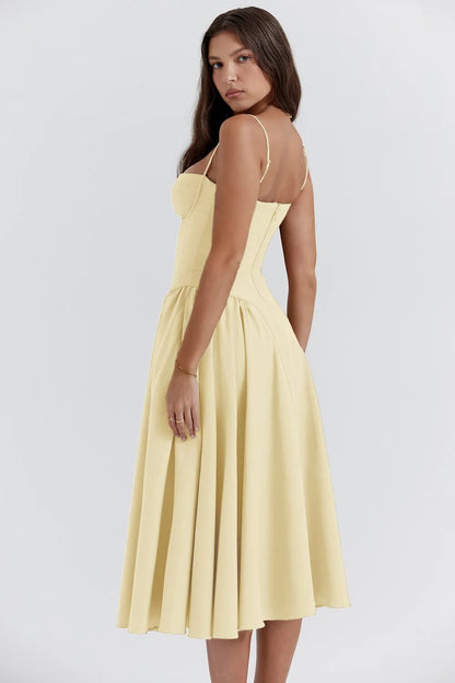 Elara | Vestido de Verano Corsé Elegante