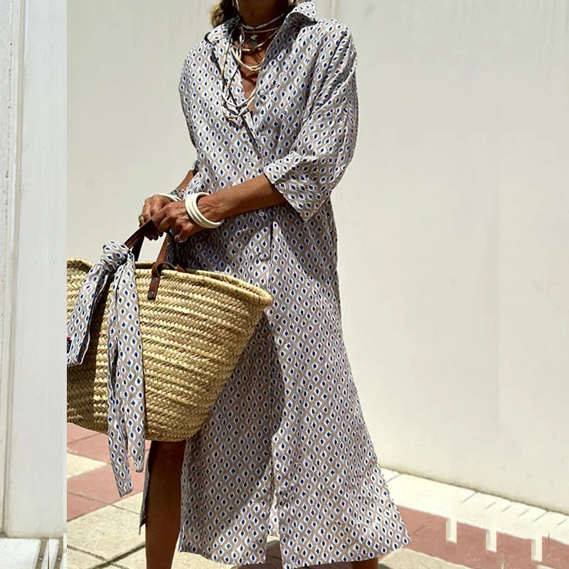 Navyah – Vestido Camisa Urbano
