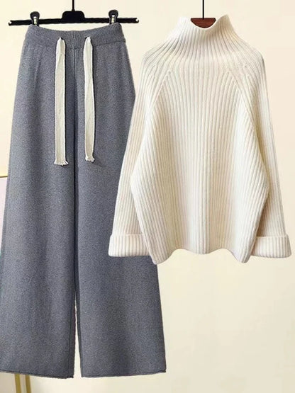 CHERYL - CONJUNTO DE PULÓVER DE PUNTO OTOÑO INVIERNO