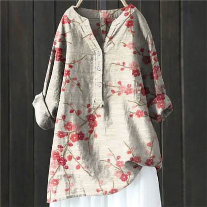 BLUSA LARGA DE FLORES ISALINE