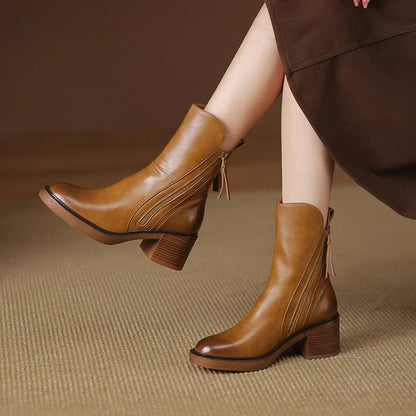 Klara™ – Botines de piel