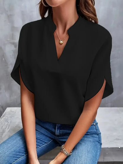 Bettina | Blusa Fluida con Escote en V Estilosa