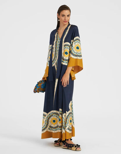 Vestido Maxi Floral Sculpted Elegance™