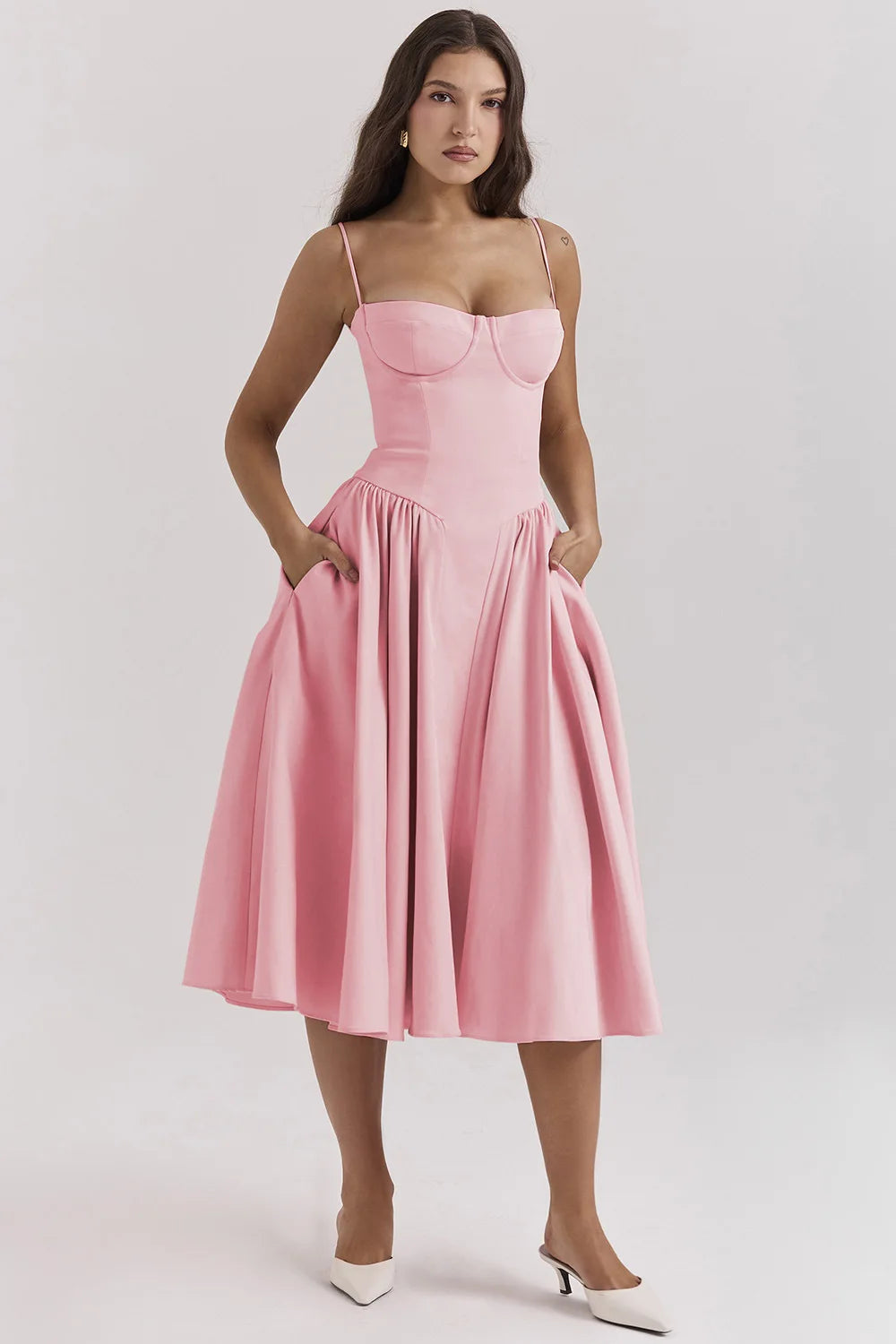 Elara | Vestido de Sol con Corsé Elegante
