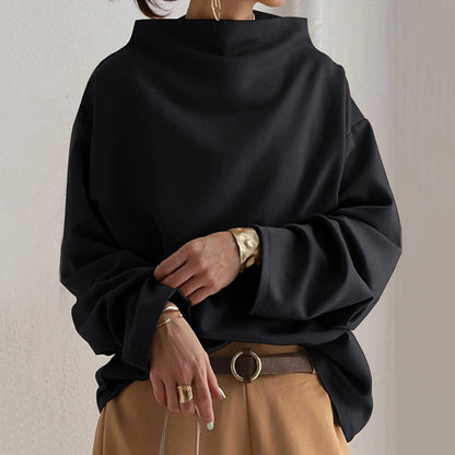 Elly | Top Casual con Cuello Alto