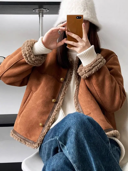 Aspen™ - Chaqueta de Estilo Ante Vintage