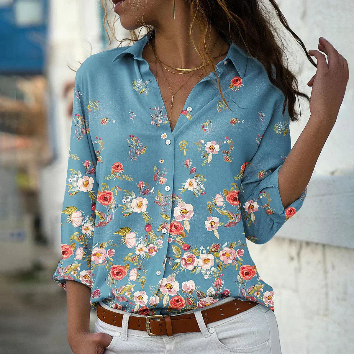 GEERTJE I BLUSA ESTAMPADA A LA MODA