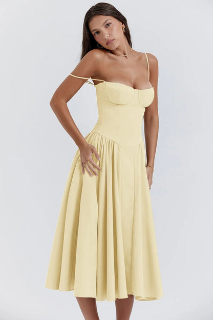 Elara | Vestido de Verano Corsé Elegante