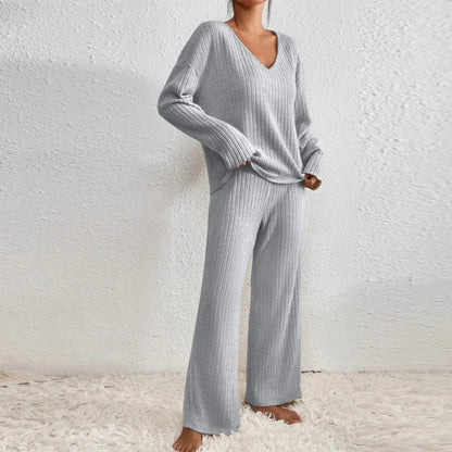 SABINA – Conjunto de Lounge de Pierna Ancha Acogedor