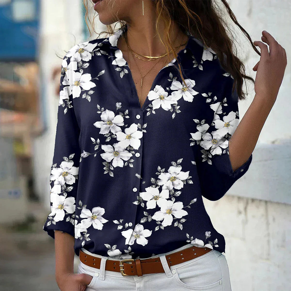 GEERTJE I BLUSA ESTAMPADA A LA MODA