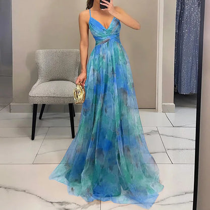 Jennifer | Vestido Maxi Floral Elegante