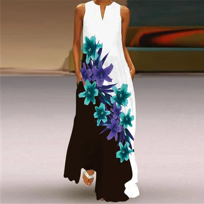 MONICA – VESTIDO MAXI FLORECER EN SILENCIO