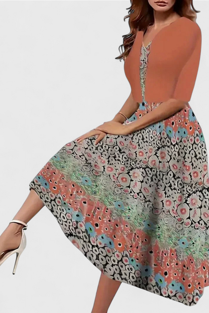 Estrella Conjunto de Vestido Blazer Midi