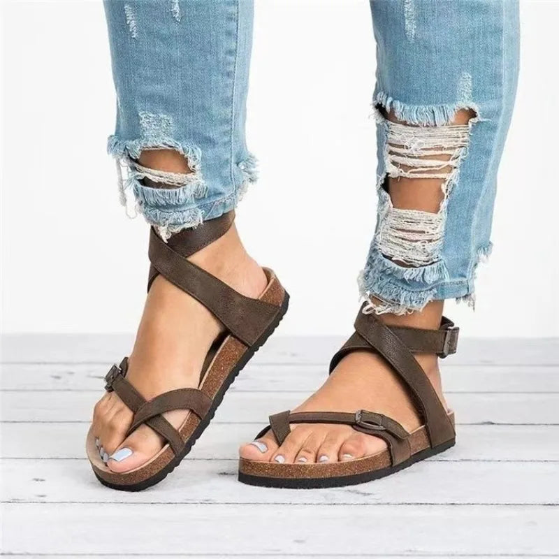 Buona - Sandalias con Correas Cómodas