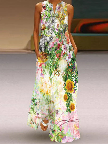 MONICA – VESTIDO MAXI FLORECER EN SILENCIO