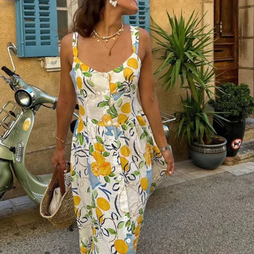 Vestido Midi de Limón de Marsella