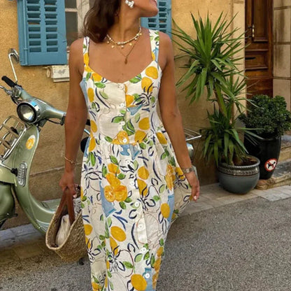 Vestido Midi de Limón de Marsella