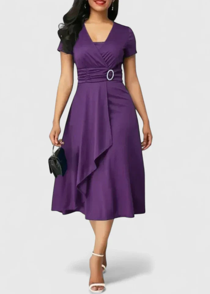 Zhyrelle | Vestido Midi Elegante