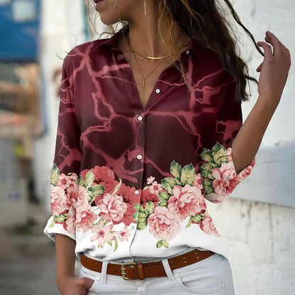 GEERTJE I BLUSA IMPRESA MODERNA