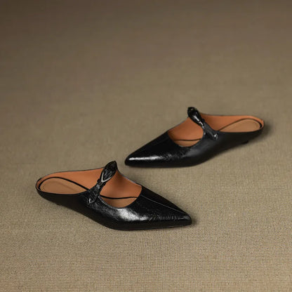 Clara – Mules de Piel Natural