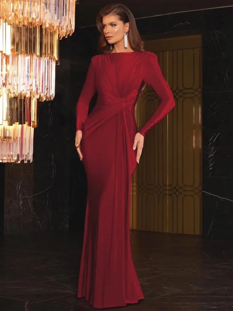 Novah - Vestido Maxi con Torsión Refinada
